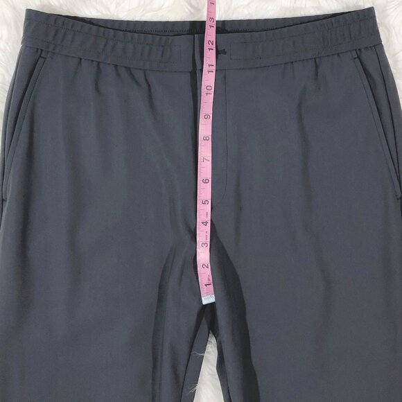 THEORY Mayer Drawstring Precision Ponte Pants Slim Fit in Basalt (Grey) 32 - Picture 6 of 16